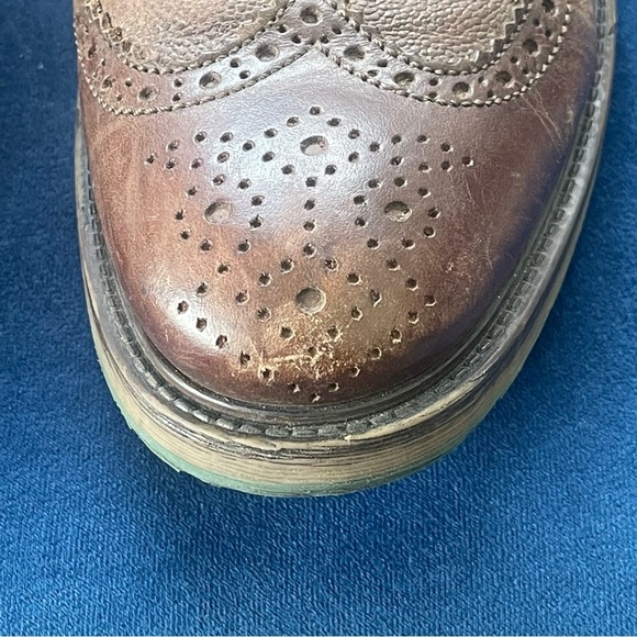 Dune London Shoes Mens 8 EU 41 Bongo Brown Leather Wingtip Brogue Dress Casual main image 14